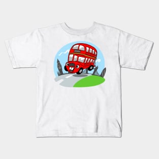 Funny London bus Kids T-Shirt